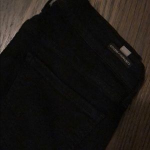 Citizens of humanity black denim jeans, size 30